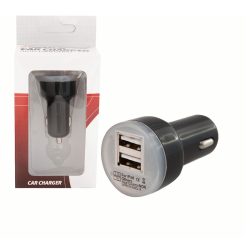 Szivargyújtós töltő 2 USB, 12-24V - 94616